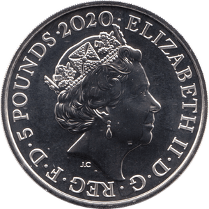 2020 BRILLIANT UNCIRCULATED £5 COIN PAY ATTENTION 007 COIN BU - £5 BU - Cambridgeshire Coins