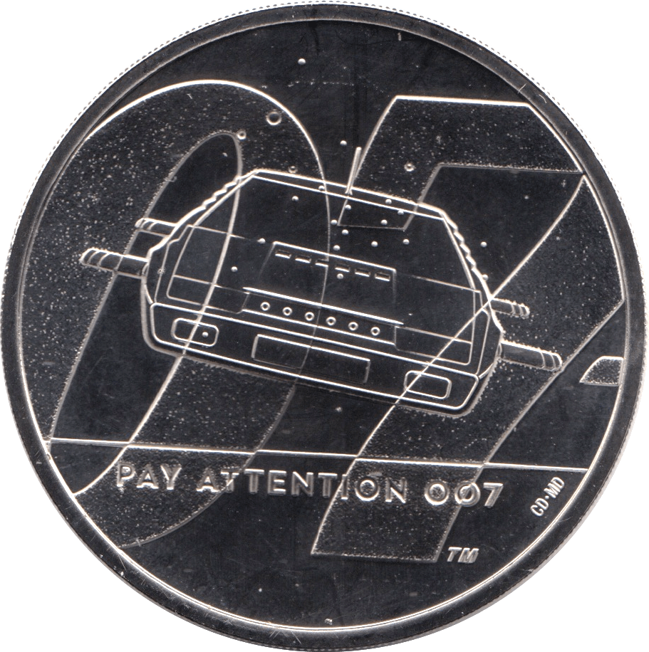 2020 BRILLIANT UNCIRCULATED £5 COIN PAY ATTENTION 007 COIN BU - £5 BU - Cambridgeshire Coins