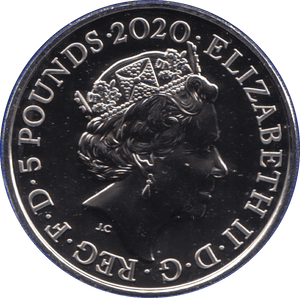 2020 BRILLIANT UNCIRCULATED £5 COIN WILLIAM WORDSWORTH 1850 BU - £5 BU - Cambridgeshire Coins