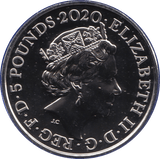 2020 BRILLIANT UNCIRCULATED £5 LEST WE FORGET BU - £5 BU - Cambridgeshire Coins