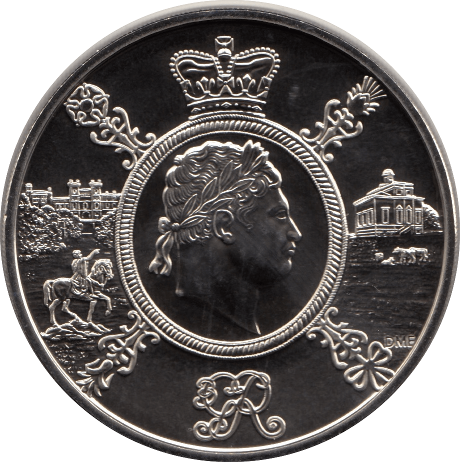 2020 BRILLIANT UNCIRCULATED CCOIN £5 KING GEORGE III - £5 BU - Cambridgeshire Coins