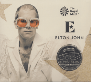 2020 Brilliant Uncirculated ELTON JOHN Rocket Man £5 Coin Pack BU Royal Mint - £2 BU PACK - Cambridgeshire Coins