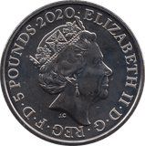 2020 BRILLIANT UNCIRCULATED FIVE POUND £5 COIN PROOF KING GEORGE III BU - £5 Proof - Cambridgeshire Coins