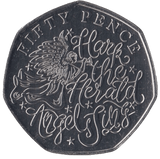 2020 CHRISTMAS 50P HARK THE HERALD ANGELS SING GUERNSEY - 50P CHRISTMAS COINS - Cambridgeshire Coins