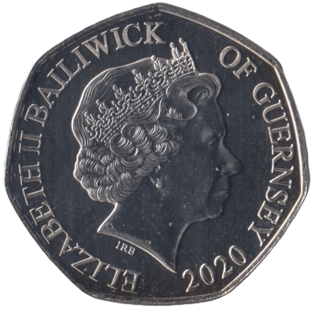 2020 CHRISTMAS 50P HARK THE HERALD ANGELS SING GUERNSEY - 50P CHRISTMAS COINS - Cambridgeshire Coins