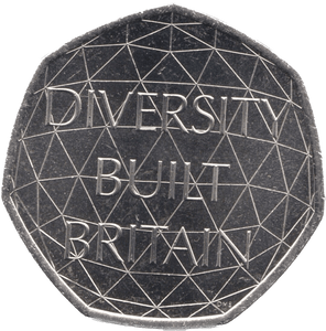 2020 CIRCULATED 50P DIVERSITY BUILT BRITAIN BREXIT - 50P CIRCULATED - Cambridgeshire Coins