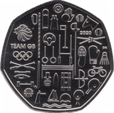 2020 FIFTY PENCE 50P BRILLIANT UNCIRCULATED TEAM GB TOKYO OLYMPICS BU - 50p BU - Cambridgeshire Coins