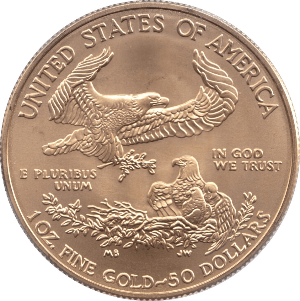 2020 GOLD 50 DOLLAR ONE OUNCE LIBERTY DOUBLE EAGLE USA - Gold World Coins - Cambridgeshire Coins