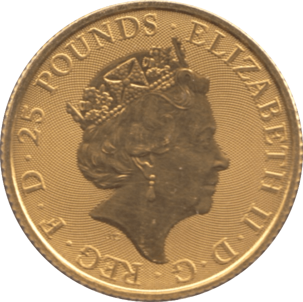 2020 GOLD BU £25 1/4 OUNCE BRITANNIA HORSE OF HANOVER - GOLD BRITANNIAS - Cambridgeshire Coins