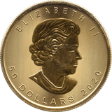 2020 GOLD ONE OUNCE $50 FIFTY DOLLARS PROOF MAPLE LEAF CANADA - Gold World Coins - Cambridgeshire Coins