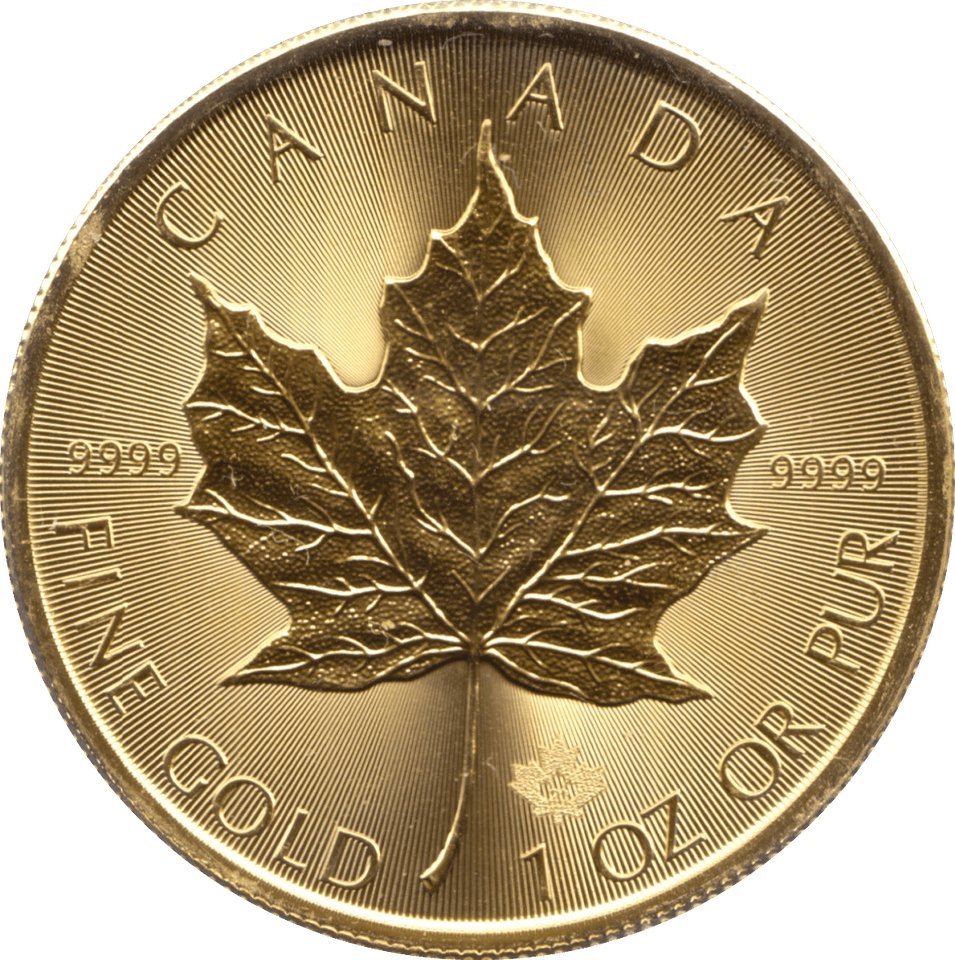 2020 GOLD ONE OUNCE $50 FIFTY DOLLARS PROOF MAPLE LEAF CANADA - Gold World Coins - Cambridgeshire Coins