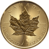 2020 GOLD ONE OUNCE $50 FIFTY DOLLARS PROOF MAPLE LEAF CANADA - Gold World Coins - Cambridgeshire Coins