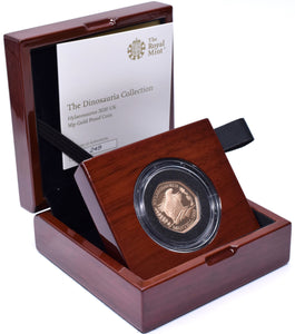 2020 Gold Proof 50p Fifty Pence Coin Hylaeosaurus Dinosauria Collection Royal Mint BOX + COA - Gold Proof 50p - Cambridgeshire Coins