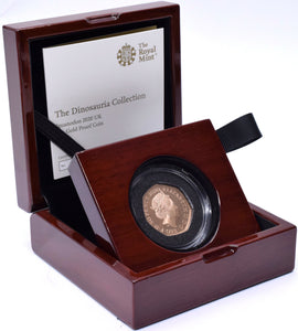 2020 Gold Proof 50p Fifty Pence Coin Iguanodon Dinosauria Royal Mint BOX + COA - Gold Proof 50p - Cambridgeshire Coins