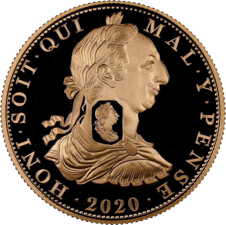 2020 GOLD PROOF DOUBLE SOVEREIGN KING GEORGE III NGC PF 70 ULTRA CAMEO - NGC CERTIFIED COINS - Cambridgeshire Coins