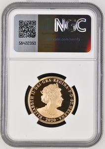 2020 GOLD PROOF DOUBLE SOVEREIGN KING GEORGE III NGC PF 70 ULTRA CAMEO - NGC CERTIFIED COINS - Cambridgeshire Coins