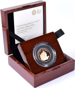 2020 GOLD PROOF PETER RABBIT 50P BEATRIX POTTER COIN BOX + COA ROYAL MINT - Gold Proof 50p - Cambridgeshire Coins