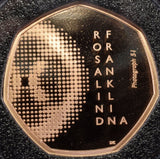 2020 Gold Proof Rosalind Franklin DNA 50p Coin BOX + COA Royal Mint - Gold Proof 50p - Cambridgeshire Coins
