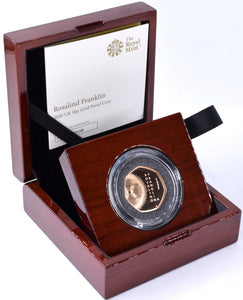 2020 Gold Proof Rosalind Franklin DNA 50p Coin BOX + COA Royal Mint - Gold Proof 50p - Cambridgeshire Coins