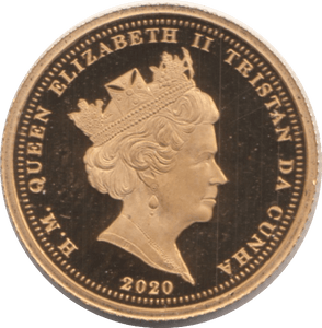 2020 GOLD QUARTER SOVEREIGN ( PROOF ) - QUARTER SOVEREIGN - Cambridgeshire Coins