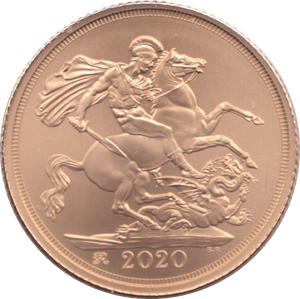 2020 GOLD SOVEREIGN MATT ( BU ) - Sovereign - Cambridgeshire Coins