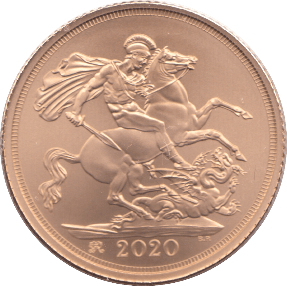 2020 GOLD SOVEREIGN MATT ( BU ) - Sovereign - Cambridgeshire Coins
