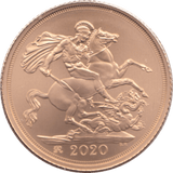 2020 GOLD SOVEREIGN MATT ( BU ) - Sovereign - Cambridgeshire Coins