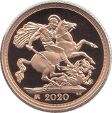 2020 GOLD SOVEREIGN ( PROOF ) - Sovereign - Cambridgeshire Coins
