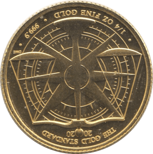 2020 GOLD STANDARD UK 1/4 OUNCE £25 - Gold World Coins - Cambridgeshire Coins