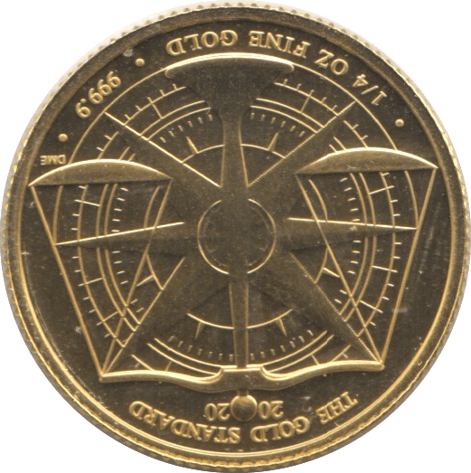 2020 GOLD STANDARD UK 1/4 OUNCE £25 - Gold World Coins - Cambridgeshire Coins