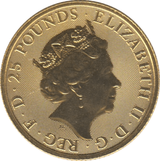 2020 GOLD STANDARD UK 1/4 OUNCE £25 - Gold World Coins - Cambridgeshire Coins