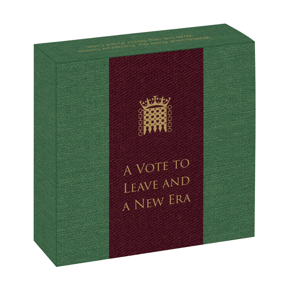 2020 NEW Brexit 50p Fifty Pence Silver Proof Brexit 31st January Royal Mint - Silver Proof 50p - Cambridgeshire Coins
