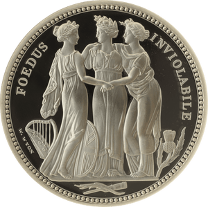 2020 ROYAL MINT THE THREE GRACES FIVE OUNCE SILVER PROOF NGC PF70 - NGC CERTIFIED COINS - Cambridgeshire Coins