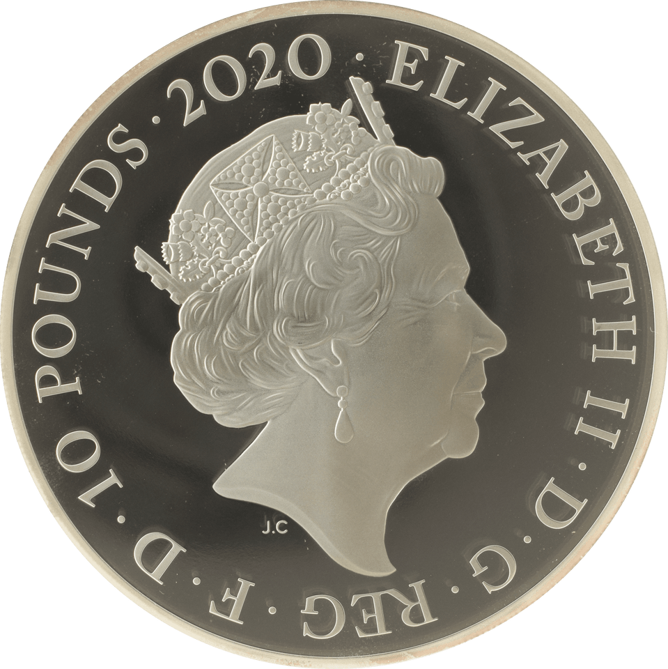 2020 ROYAL MINT THE THREE GRACES FIVE OUNCE SILVER PROOF NGC PF70 - NGC CERTIFIED COINS - Cambridgeshire Coins