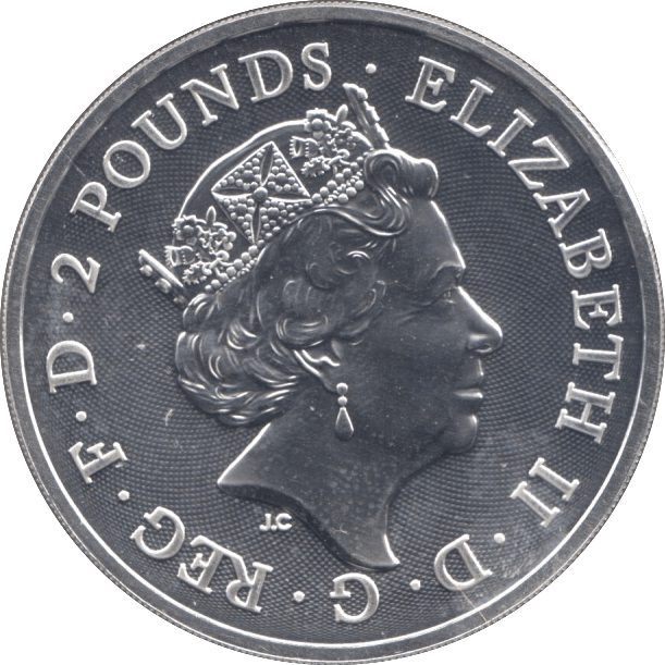 2020 SILVER 1OZ ROYAL ARMS 1oz £2 FINE SILVER .999 - SILVER 1 oz COINS - Cambridgeshire Coins