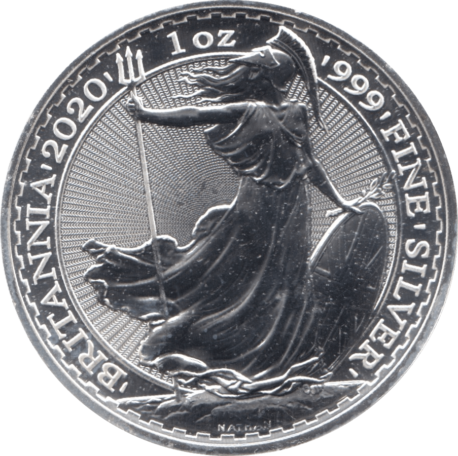 2020 SILVER BRITANNIA ONE OUNCE TWO POUNDS - Cambridgeshire Coins