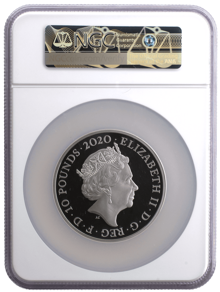 2020 TEN OUNCE SILVER PROOF THE THREE GRACES ( NGC PF70 ) NGC 2020 TEN OUNCE SILVER PROOF THE THREE GRACES ( NGC PF70 ) NGC