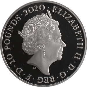 2020 TEN OUNCE SILVER PROOF THE THREE GRACES ( NGC PF70 ) - NGC CERTIFIED COINS - Cambridgeshire Coins