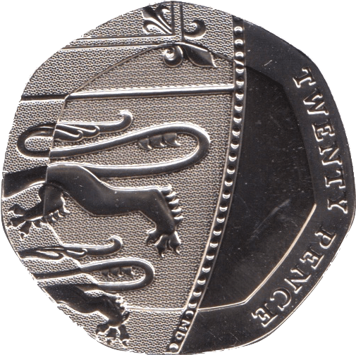 2021 20p TWENTY Pence Brilliant Uncirculated BU Coin Section of Shield - 20p BU - Cambridgeshire Coins