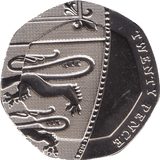 2021 20p TWENTY Pence Brilliant Uncirculated BU Coin Section of Shield - 20p BU - Cambridgeshire Coins
