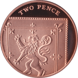 2021 2p TWO Pence Brilliant Uncirculated BU Coin Section of Shield - 2p BU - Cambridgeshire Coins