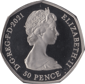 2021 50P FIFTY PENCE PROOF COIN 50TH ANNIVERSARY DECIMALISATION - 50p Proof - Cambridgeshire Coins