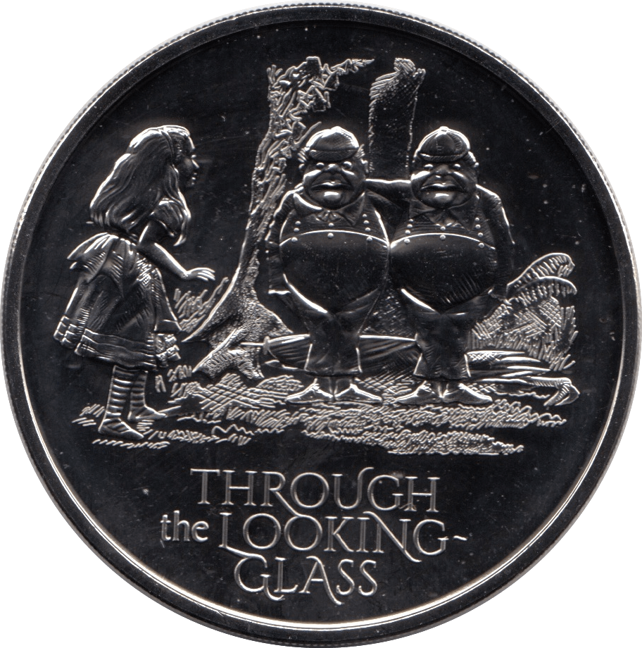 2021 BRILLIANT UNCIRCULATED £5 COIN ALICE THROUGH THE LOOKING GLASS BU - £5 BU - Cambridgeshire Coins