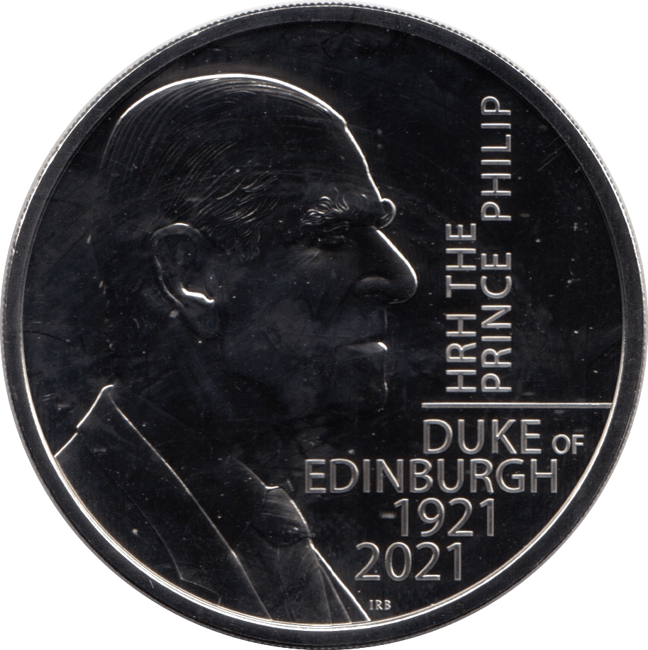 2021 BRILLIANT UNCIRCULATED £5 COIN DUKE OF EDINBURGH BU - £5 BU - Cambridgeshire Coins