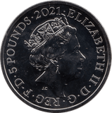 2021 BRILLIANT UNCIRCULATED £5 COIN DUKE OF EDINBURGH BU - £5 BU - Cambridgeshire Coins