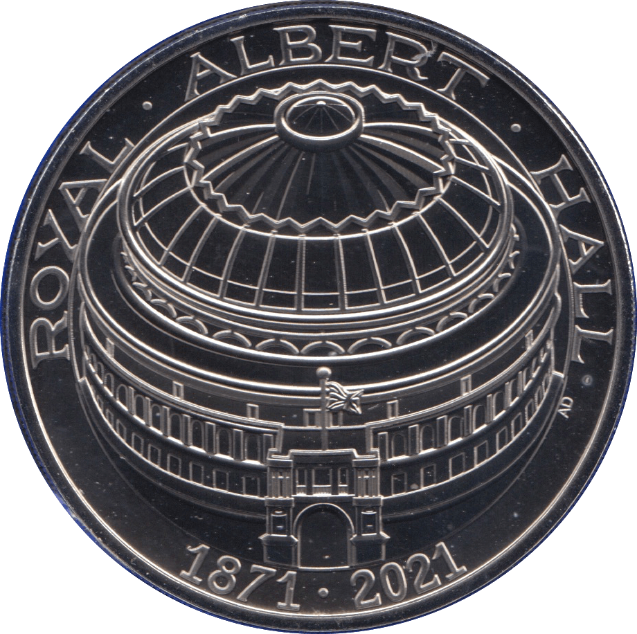 2021 BRILLIANT UNCIRCULATED £5 ROYAL ALBERT HALL BU - £5 BU - Cambridgeshire Coins