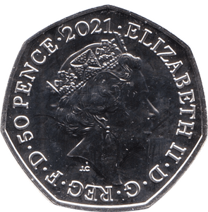 2021 BRILLIANT UNCIRCULATED 50P COIN THE SNOWMAN - 50p BU - Cambridgeshire Coins