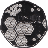 2021 FIFTY PENCE BRILLIANT UNCIRCULATED 50P INSULIN DISCOVERY - 50p BU - Cambridgeshire Coins