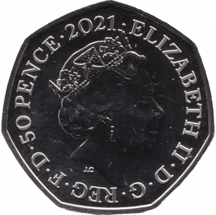 2021 FIFTY PENCE BRILLIANT UNCIRCULATED 50P JOHN LOGIE BAIRD - 50p BU - Cambridgeshire Coins