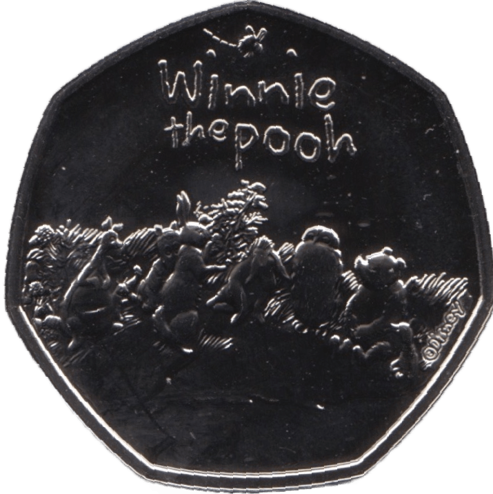 2021 FIFTY PENCE BRILLIANT UNCIRCULATED 50P WINNIE THE POOH AND FRIENDS - 50p BU - Cambridgeshire Coins